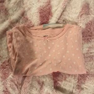 Girls Carter’s top only pajamas size 6 girls